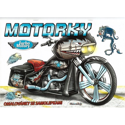 Turbo mozaika motory a samolepky