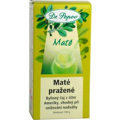 Dr.Popov Maté čaj zelené list porcovaný 20 x 1,5 g