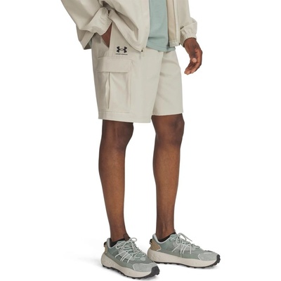 Under Armour UA Vibe Woven Cargo Short hnědá