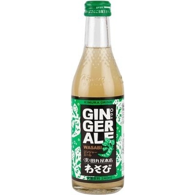 Kimura Ginger Ale zázvorový nápoj s příchutí wasabi 20 x 240 ml