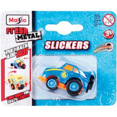 Maisto auto kovové Slickers na zpětný nátah 1:75