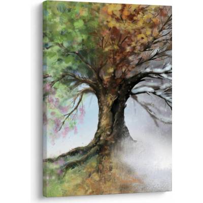 Obraz - Strom štyroch ročných období, jednodielny 50x70 cm