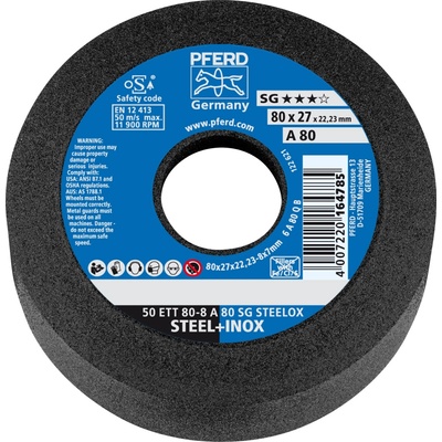 Pferd Brúsny hrncový kotúč valcový 80x8x22,23 mm 80 4007220164785