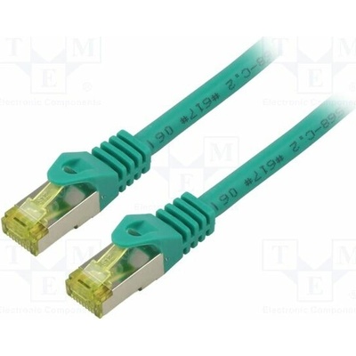 Goobay 69759 Patch S/FTP Kat: 6a RJ45 vidlice z obou stran lanko Cu