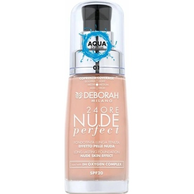 Deborah Milano 24ORE nude perfect make-up 01 Fair 30 ml