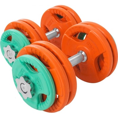 Gorilla Sports sada činek s hvězdicovým zámkem, 30 kg