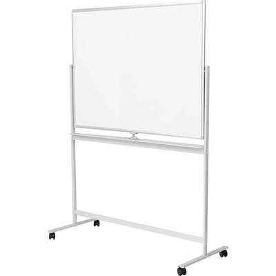 Logilink, písateľná z oboch strán, 120 × 80 cm na kolieskach, hliníkový rám