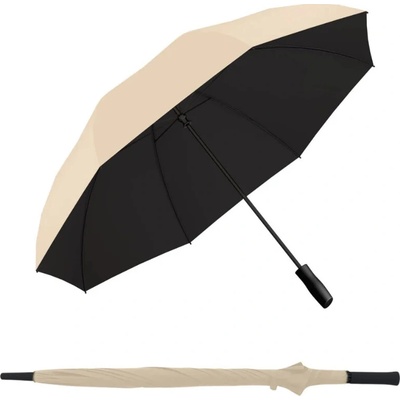 Doppler Zero XXL Ultra Sun Macadamia beige partnerský holový deštník