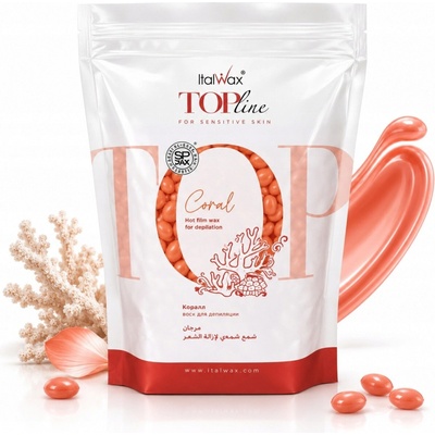 ITALWAX Filmovy vosk Top line Coral 750 g