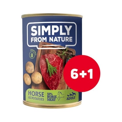 Simply From Nature Adult Koňské a brambory 7 x 400 g