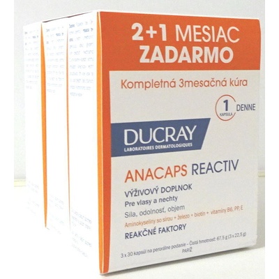 DUCRAY Anacaps Reactiv 3 x 30 tablet