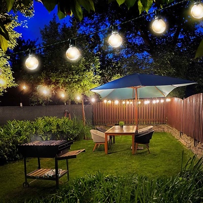 Solight LED venkovní řetěz s žárovkami 25 žárovek 15m 5m 20W teplá bílá