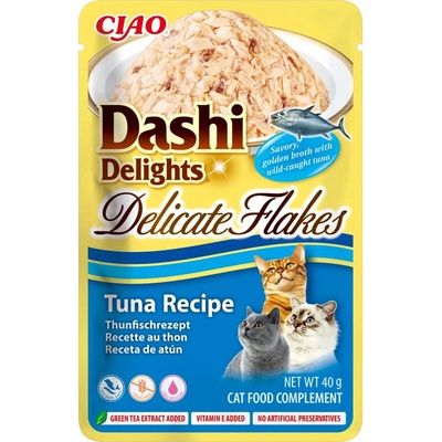 Inaba Dashi Delicate Flakes Cat Tuniak 40 g