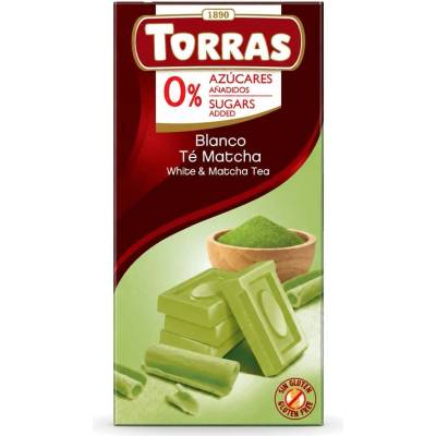 Torras Biela čokoláda s matcha 75 g