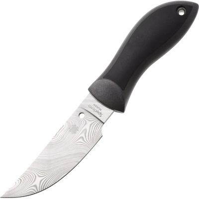 Spyderco Moran Upswept Grey Damasteel SPRINT FB01PGYD