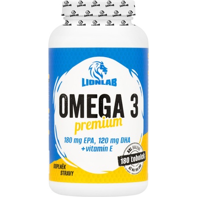 Lionlab Omega 3 Premium XXL 180 kapslí