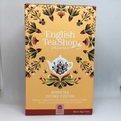 English Tea Shop Bílý čaj s liči a kakaem 20 ks