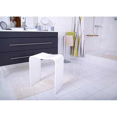 Ridder TRENDY koupelnová stolička 40 x 48 x 27,5 cm, bílá mat - A211101