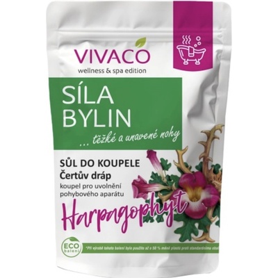 Vivaco Sůl do koupele Čertův dráp SÍLA BYLIN 1000 g – Hledejceny.cz