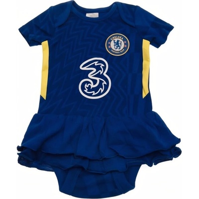 Kojenecké body Chelsea FC s tutu sukýnkou dívčí modré
