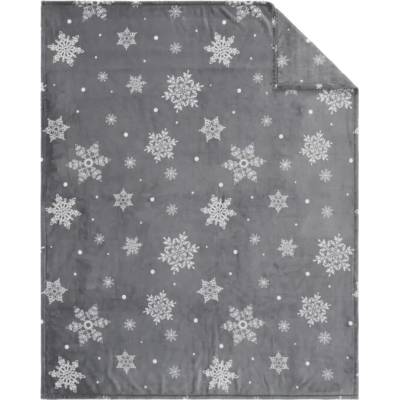 Sconto Deka vločky sivá 130x160
