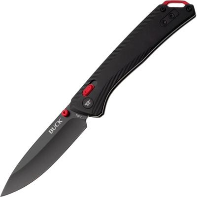 Buck Nomad, Black D2, Aluminum, Crossbar Lock BU-0700BKS