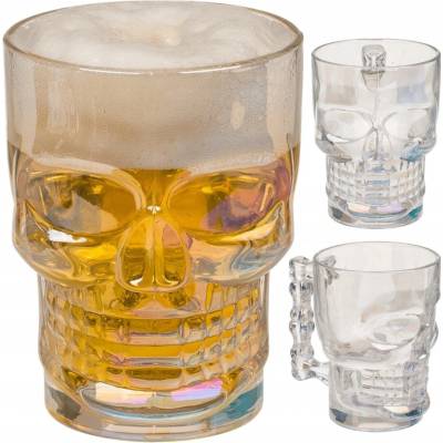 Zdravíčko Boskovice Sklenice na pivo Lebka 500 ml