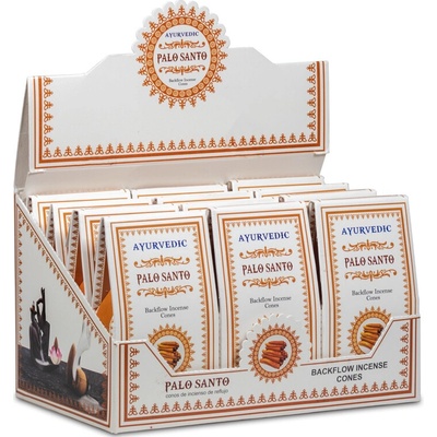 Ayurvedic Vonné kužely Tekoucí dým Palo Santo 10 ks – Hledejceny.cz