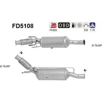 AS Filtr pevných částic ASA FD5108