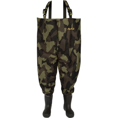 Avid Carp Prsačky Distortion Camo Chest Waders