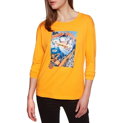 SANTA CRUZ Hello Steve? L S Tee Tangerine