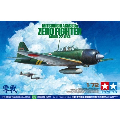 Tamiya Mitsubishi A6M3/3a Zero Fighter Model 22 Zeke 1:72