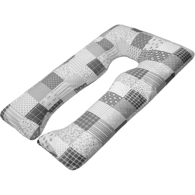 SCAMP Těhotenský polštář přesýpací hodiny Patchwork šedá – Hledejceny.cz