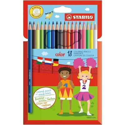 Pastelky STABILO color sada 18 ks