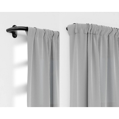 Onpira Garnýž - teleskopická tyč na závěsy 78-144 cm Černá