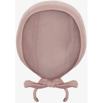 Huttelihut jemná vlnená čiapka na zaväzovanie Mahogany Rose