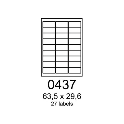 Rayfilm R01000437F biele A4 1000 list.