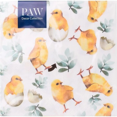 PAW servítky L Chicken in Eggs 33x33cm