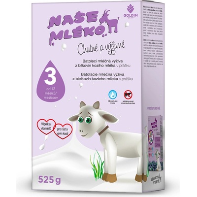 Goldim Naše Mléko 3 525 g