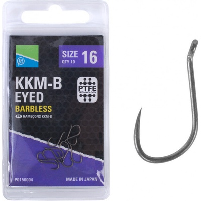 Preston Innovations KKM-B Barbless vel.16 10 ks