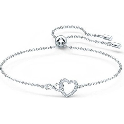 Swarovski náramok sa trblietavým príveskom Infinity 5524421