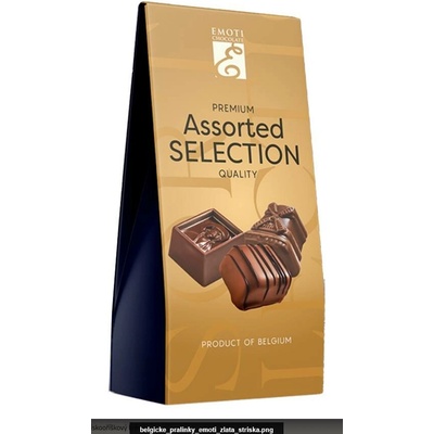 Emoti Vánoční belgické pralinky Assorted Selection 48 g