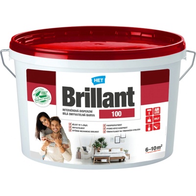 HET BRILLANT 100 bílá 4 kg