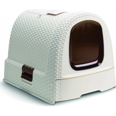 Curver toaleta pro kočky Rattan WC 39 x 39 x 51 cm – Hledejceny.cz