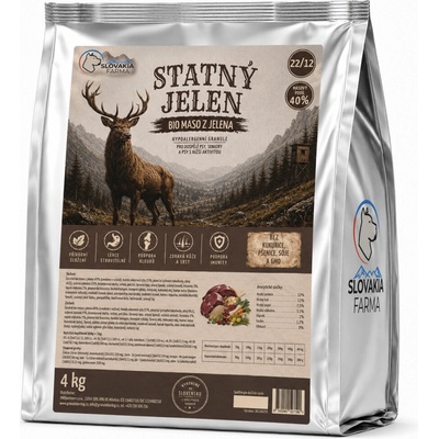 SlovakiaFarma Hypoalergenní SlovakiaFarma Statný jelen 4 kg