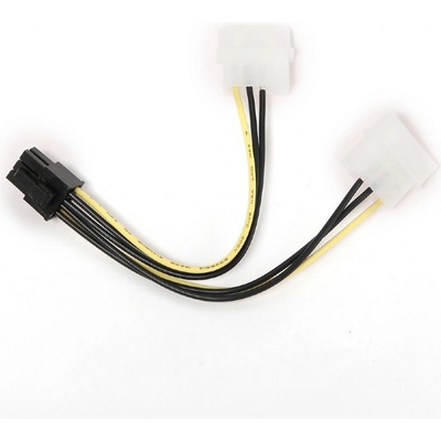 Gembird CC-PSU-6 Kabel napájecí interní 1x 5,25``(F) - 1x 5,25``(M) + PCI Express 6pin