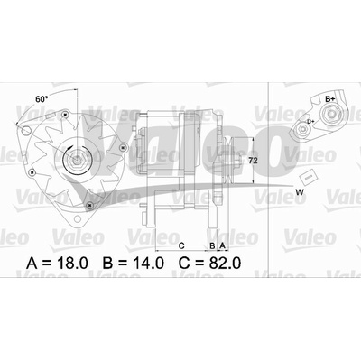 Generátor VALEO 436303