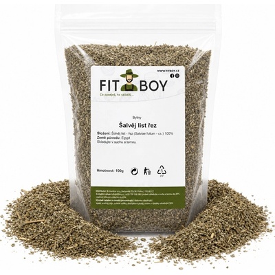 FITBOY Šalvěj list řez 100 g