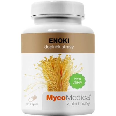 MycoMedica Enoki Flammulina velutipes 90 kapslí