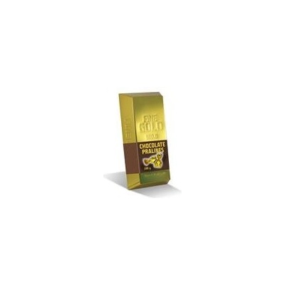 SELLLOT - zlatá cihla s pralinkami z mléčné čokolády 200 g